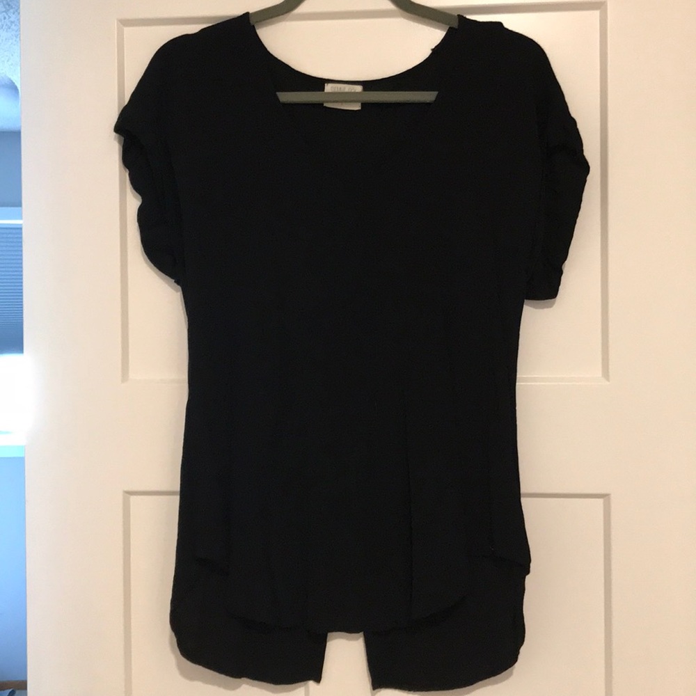 V-neck too with fun slit in back